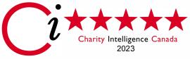 Charity Intelligence top 100 2023 logo