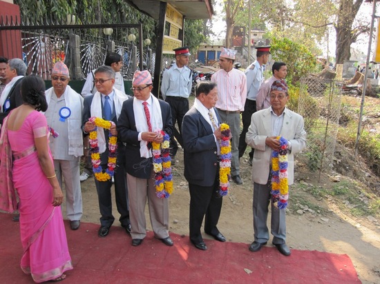 Inauguration of the new outpatient department in Bharatpur, Chitwan, Nepal
