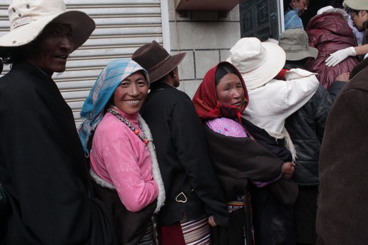 Seva Tibet eye camp patients in Nakchu