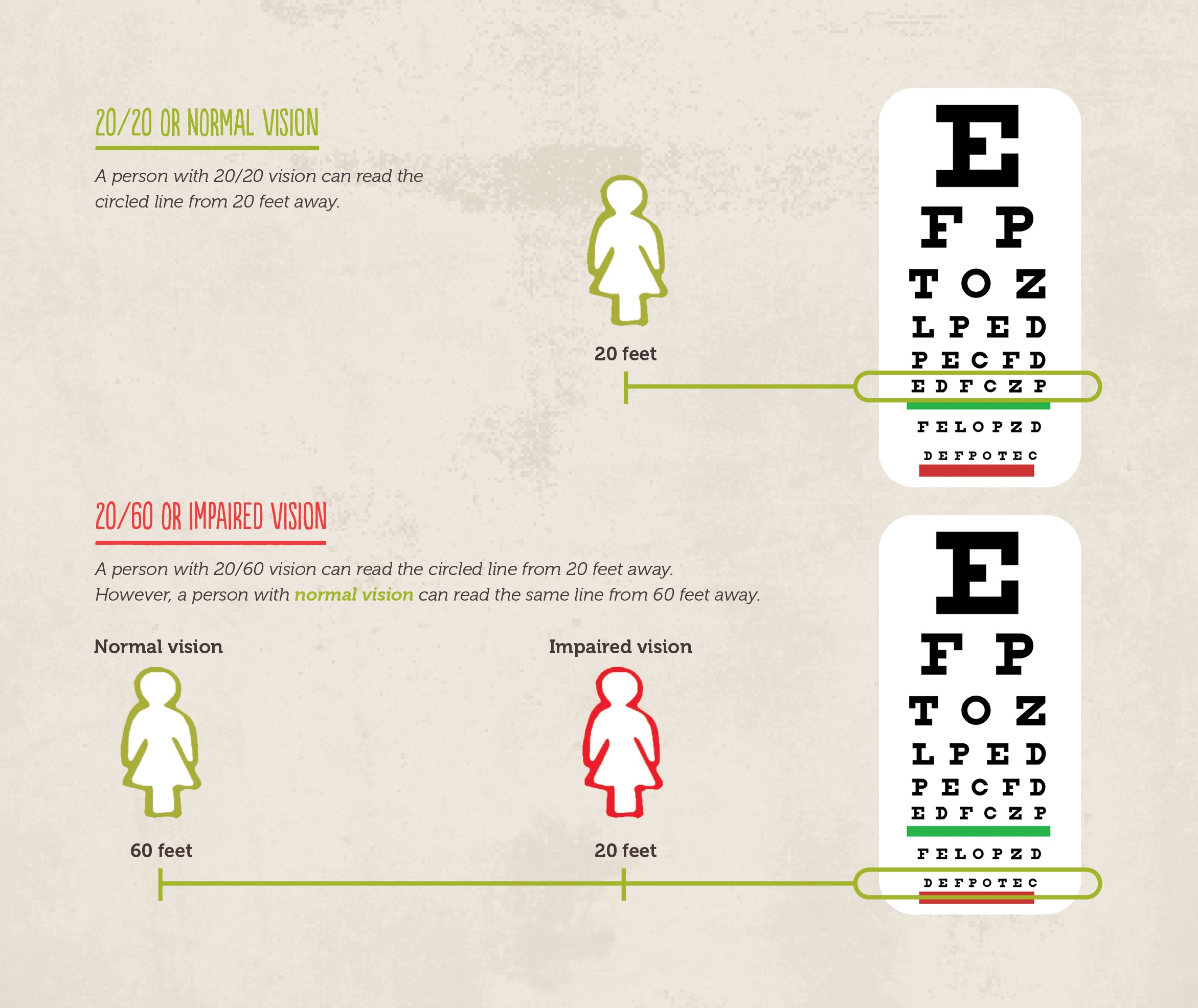 What is 20/20 Vision Infographic